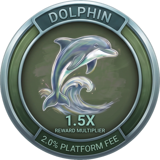 Dolphin tier badge