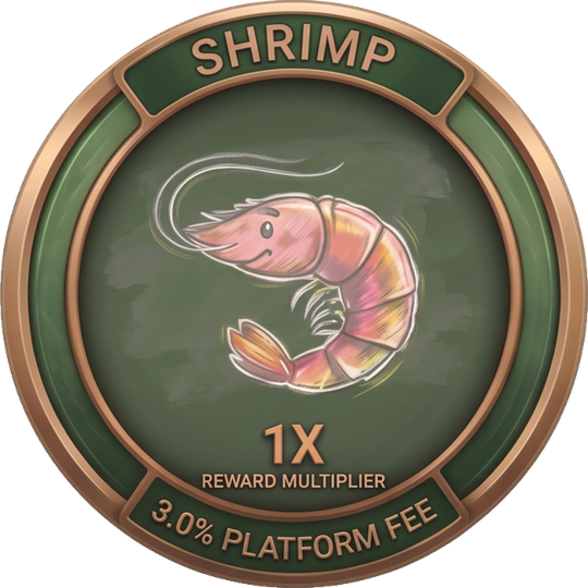 Shrimp tier badge
